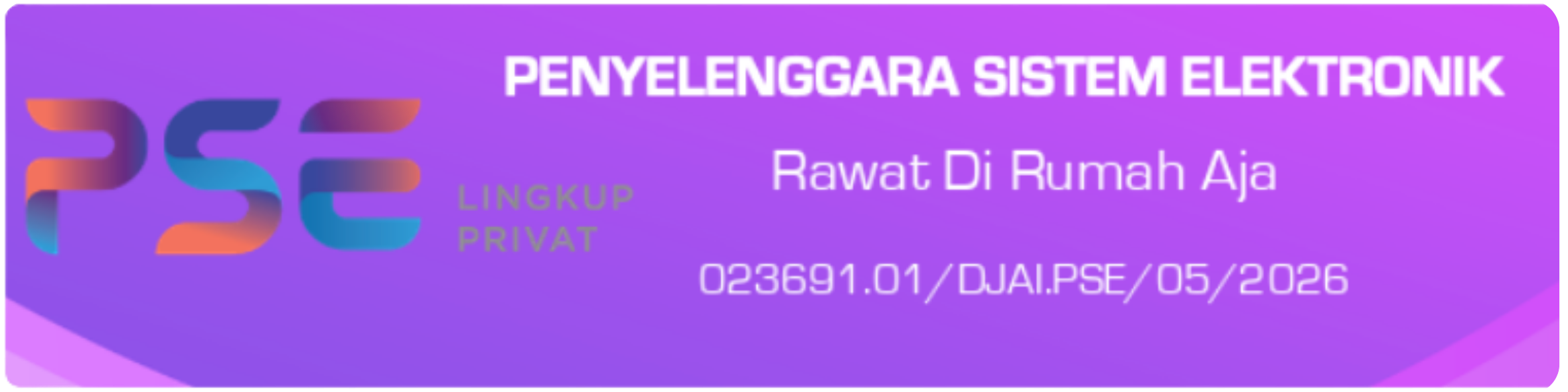 Terdaftar di PSE Kominfo